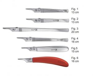 Skalpellgriffe Bayha Gr. 4 - 16 cm lang