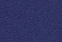 Sattel-Rollhocker Chrom-Fußkreuz mit Fußring  blau