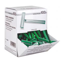 Einmal-Rasierer dreifach geschliffene Klinge unsteril (100 Stck) 