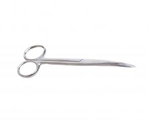 Einmalschere MAYO-STILLE gebogen stumpf/stumpf 15 cm 