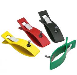 Extremitäten-Klammerelektroden für Erwachsene im Set schwarz, rot, gelb, grün 