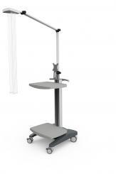 Ergometrie-Gerätewagen / EKG-Wagen fuego EK I ABS für Stässle 