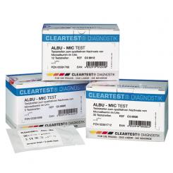 Mikroalbumintest Cleartest Albu-Mic 30 Stck einz. eingesiegelt