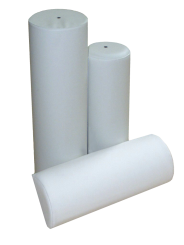 Knie- und Nackenrolle und Halbrolle weiß 