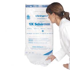 Clinhand Einmal-Schürzen aus PE-Folie (50 Stck) Damengröße 120 cm