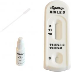 Right Sign HIV 1.2.0 Schnelltest (25 Stck) 