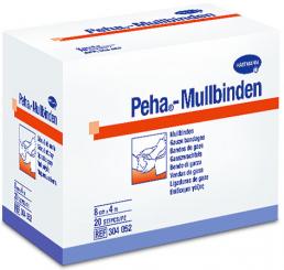 Peha-Mullbinde Fixierbinde (20 Stck) 6 cm x 4 m