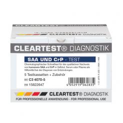 SAA und CRP Schnelltest von Cleartest 5 Stück