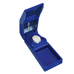 Tablettenteiler blau 