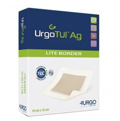 UrgoTül Ag Lite Border Wundverband (10 Stck) 
