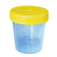 Urinbecher 100 ml gelb steril 250 Stück