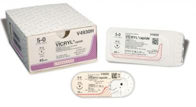 VICRYL rapide ungefärbt resorbierbar Nahtmaterial von Ethicon 