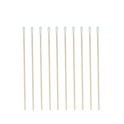 Wattestäbchen Holz steril Wattekopf Ø 5 mm 15 cm lang (100 Stck) 