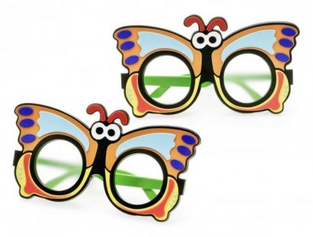 Abdeckbrille-Set Mattglasokkluder Schmetterling für Kinder 