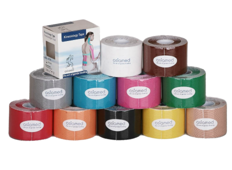 Kinesiologie Tapes von asiamed (10 Roll) Gelb