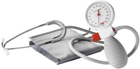 Blutdruckmessgerät boso varius privat Ø 60 mm mit Stethoskop und Klettmanschette 