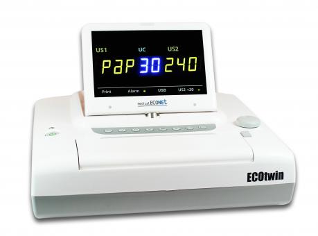 CTG Gerät ECOtwin Zwillings Fetalmonitor mit 7" LED – Display 