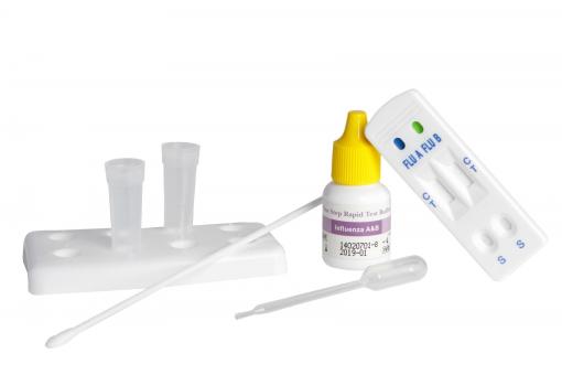 Influenza A+B Testkassetten von Nal von Minden (10 Stck) 