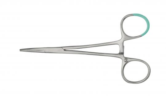 Einmal-Klemme HALSTED anatomisch gebogen 12,5cm (25 Stck) 