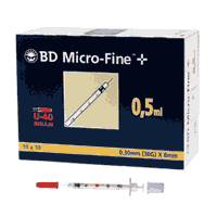 Insulinspritzen BD Micro-Fine + U-40 (100 Stck) 