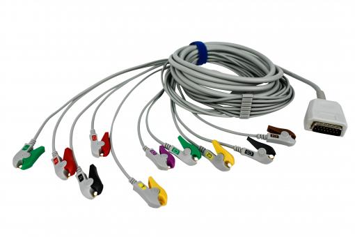 EKG Patientenkabel zu Bosch, Schwarzer, Nihon Khoden 