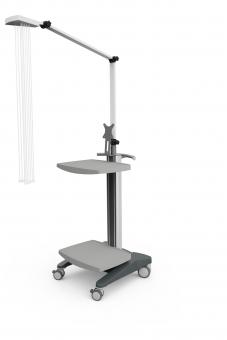 Ergometrie-Gerätewagen / EKG-Wagen fuego EK I ABS für Stässle 