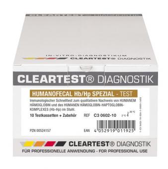 Cleartest Humanofecal HB / Hp Spezial 10 Stck