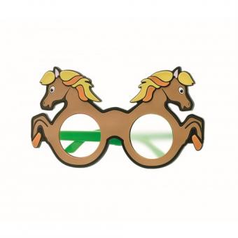 Abdeckbrille-Set Mattglasokkluder Pferd für Kinder 