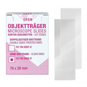 Objektträger ECO 76 x 26 mm von Mediware (50 x 50 Stck) ohne Mattrand