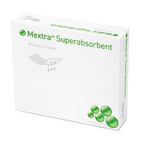 Mextra Superabsorbent Wundverband steril (10 Stck) 