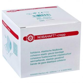 NOBAHAFT-Crepp weiß kohäsive Fixierbinde 4 m oder 20 m 