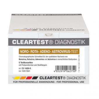 Noro - Rota - Adeno – Astrovirus Schnelltest von CLEARTEST 