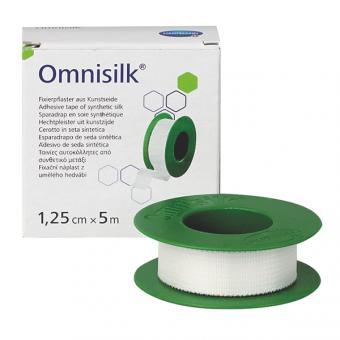 Omnisilk Fixierpflaster (10 Roll) 1,25 cm x 5 m