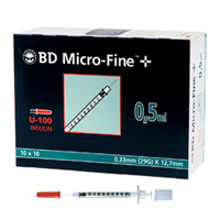Insulinspritzen BD Micro-Fine + U-100 (100 Stck) 
