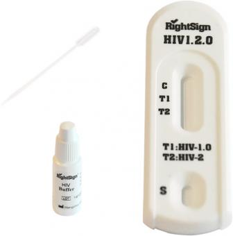 Right Sign HIV 1.2.0 Schnelltest (25 Stck) 