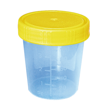 Urinbecher 100 ml gelb steril 