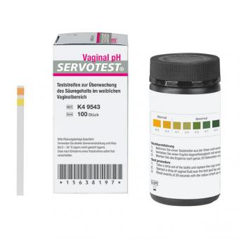 Vaginal pH-Indikatorstreifen pH 4-7 von Servotest (100 Stck) 