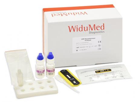 CrP 10 Schnelltest Kassettentest 10-30 von Widumed (10 Stck) 